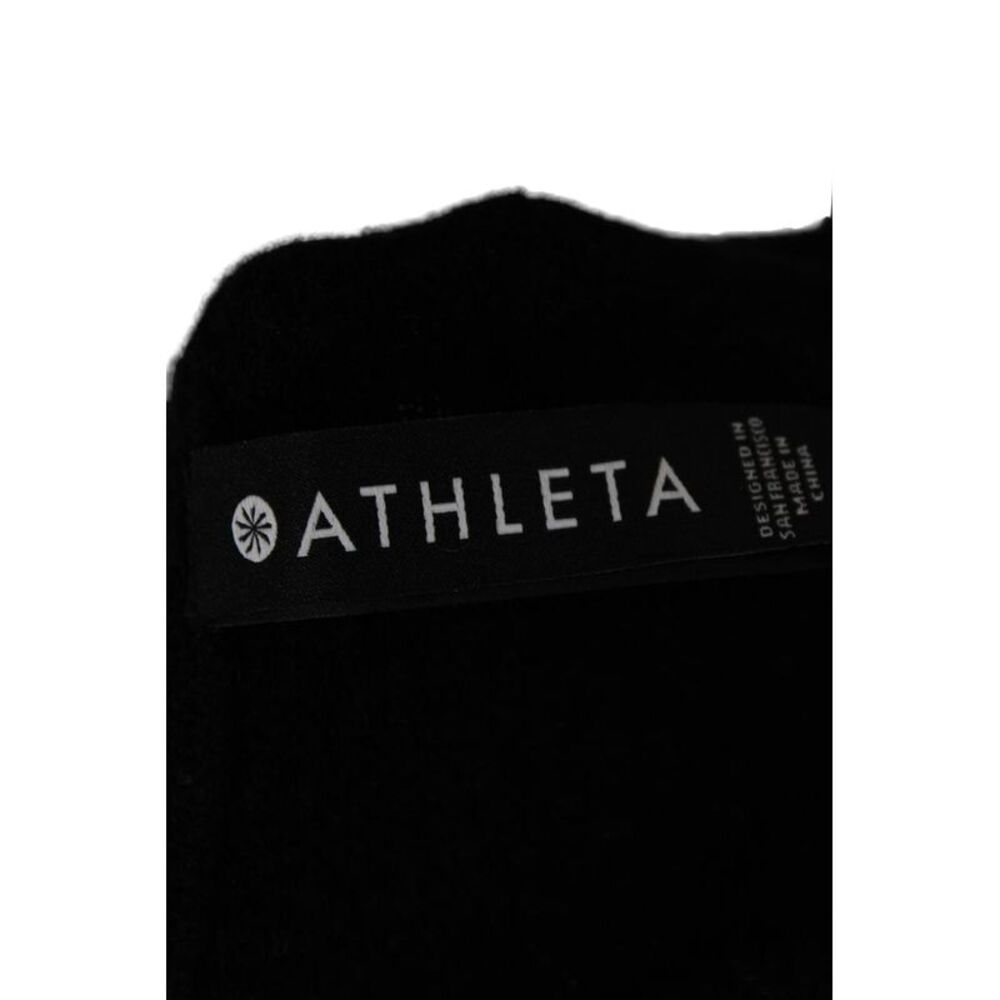 Athleta Women Wool Crew Pullover Sweater Black Size L - Picture 6 of 6